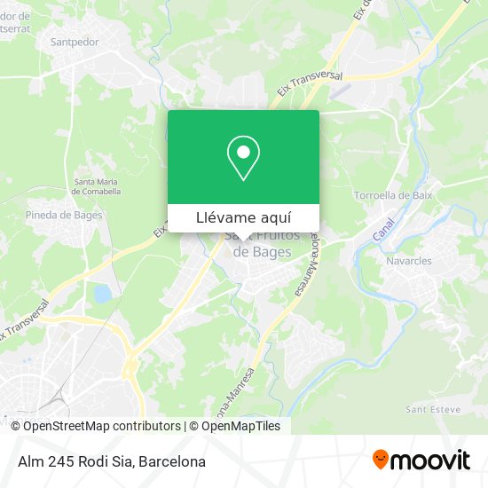 Mapa Alm 245 Rodi Sia