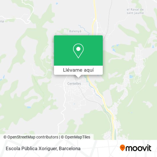 Mapa Escola Pública Xoriguer