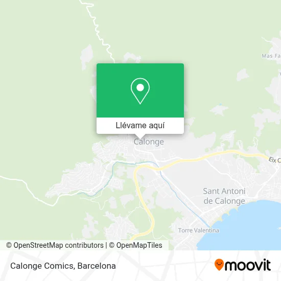 Mapa Calonge Comics