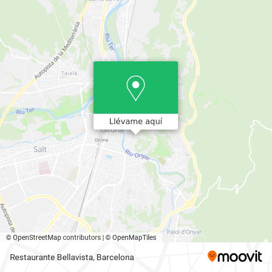Mapa Restaurante Bellavista