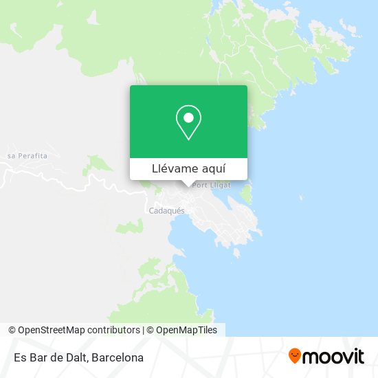 Mapa Es Bar de Dalt
