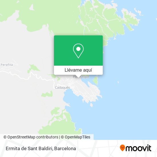 Mapa Ermita de Sant Baldiri