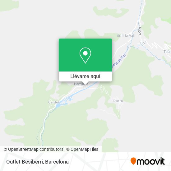 Mapa Outlet Besiberri