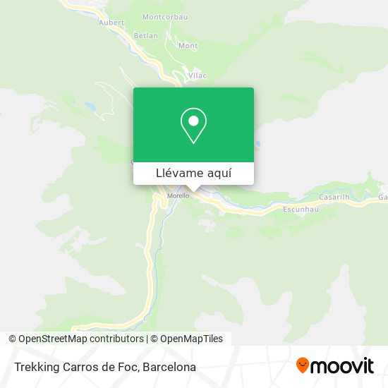 Mapa Trekking Carros de Foc