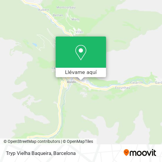 Mapa Tryp Vielha Baqueira