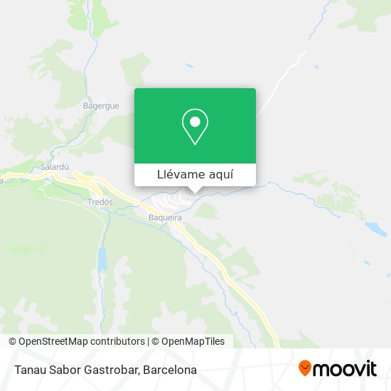 Mapa Tanau Sabor Gastrobar