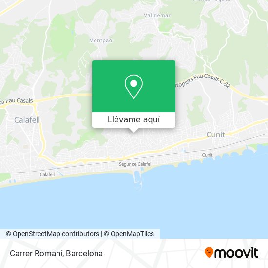 Mapa Carrer Romaní