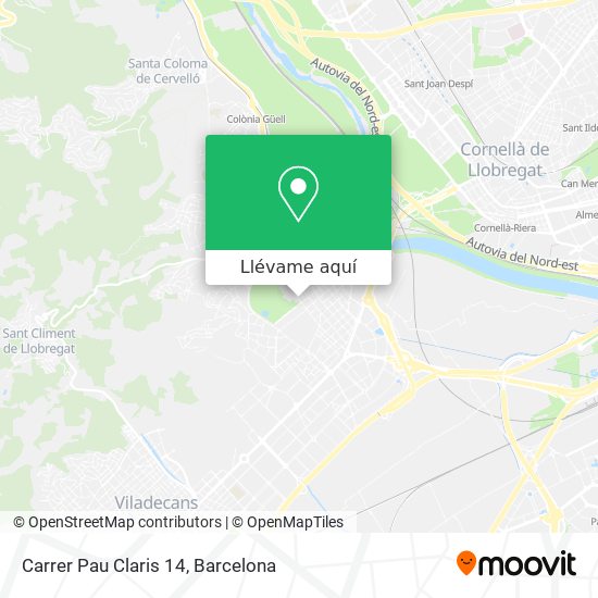 Mapa Carrer Pau Claris 14