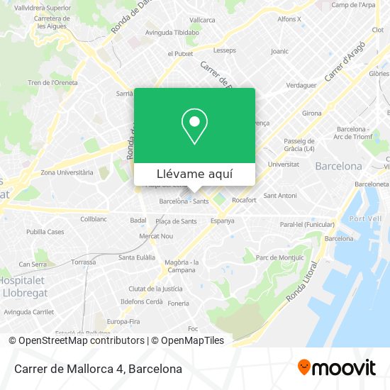Mapa Carrer de Mallorca 4