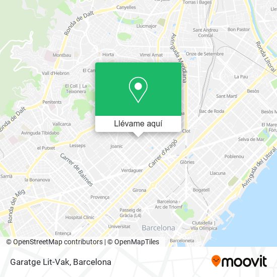 Mapa Garatge Lit-Vak