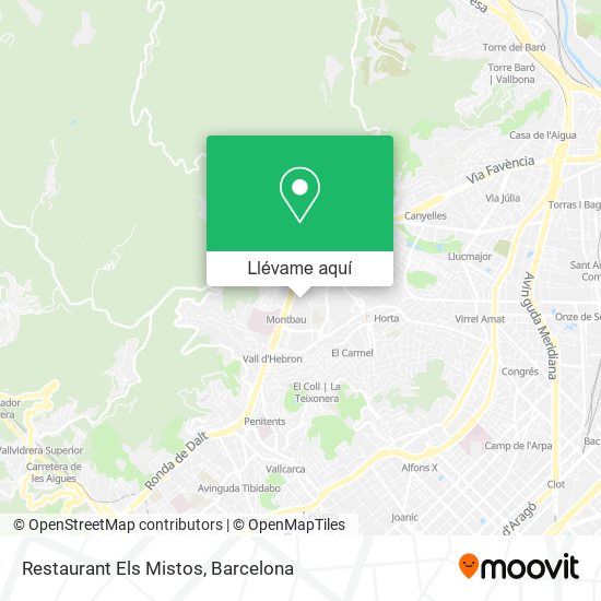 Mapa Restaurant Els Mistos