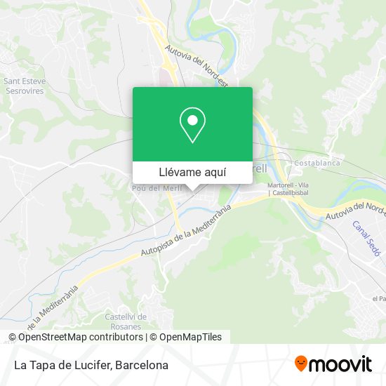 Mapa La Tapa de Lucifer