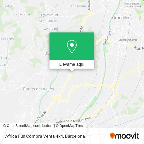 Mapa Africa Fun Compra Venta 4x4