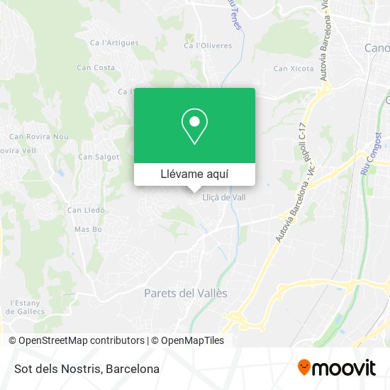 Mapa Sot dels Nostris