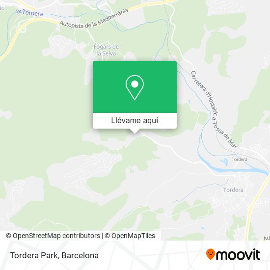 Mapa Tordera Park