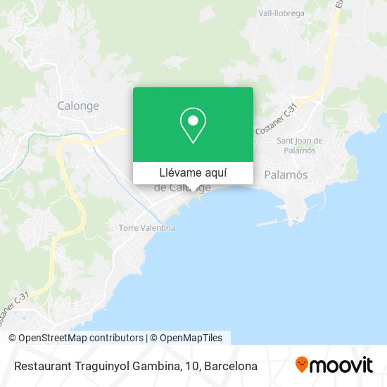 Mapa Restaurant Traguinyol Gambina, 10