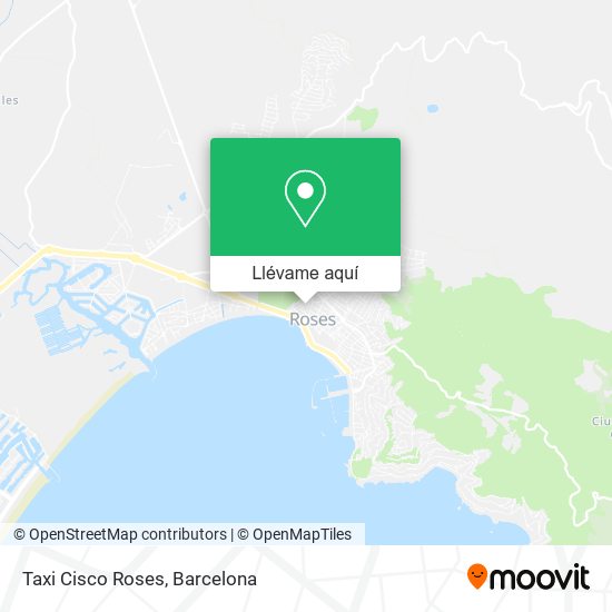 Mapa Taxi Cisco Roses
