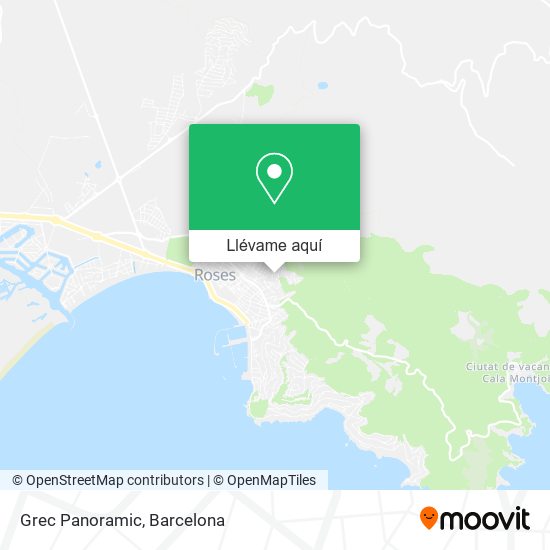 Mapa Grec Panoramic