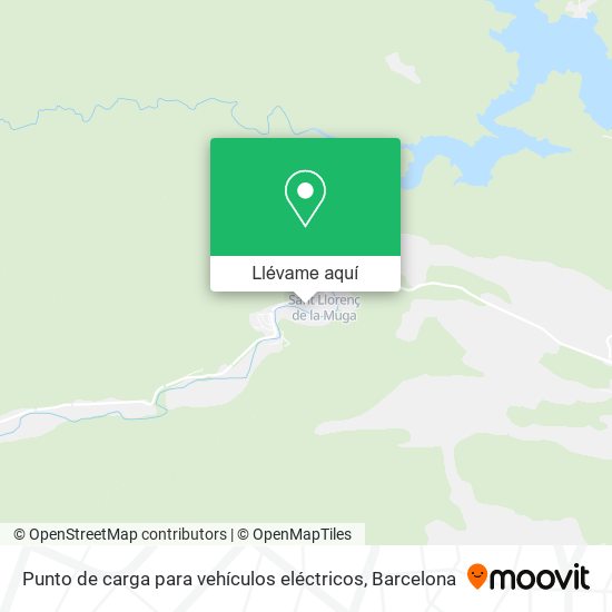 Mapa Punto de carga para vehículos eléctricos