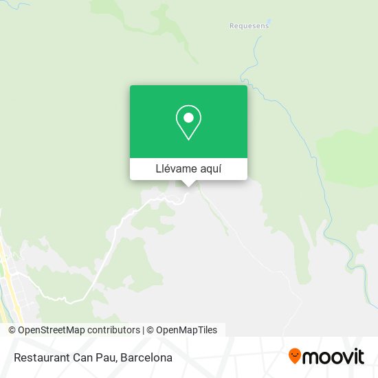 Mapa Restaurant Can Pau