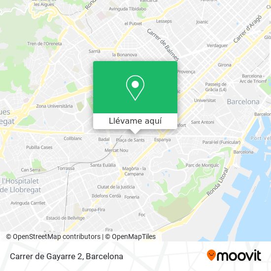Mapa Carrer de Gayarre 2