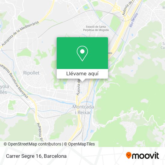 Mapa Carrer Segre 16