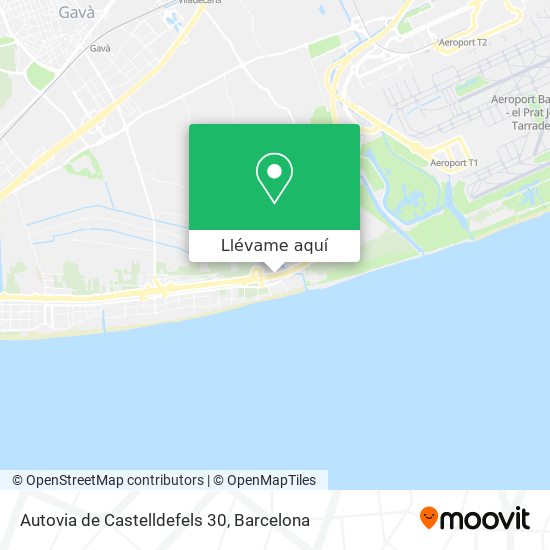 Mapa Autovia de Castelldefels 30