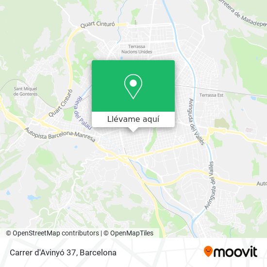 Mapa Carrer d'Avinyó 37