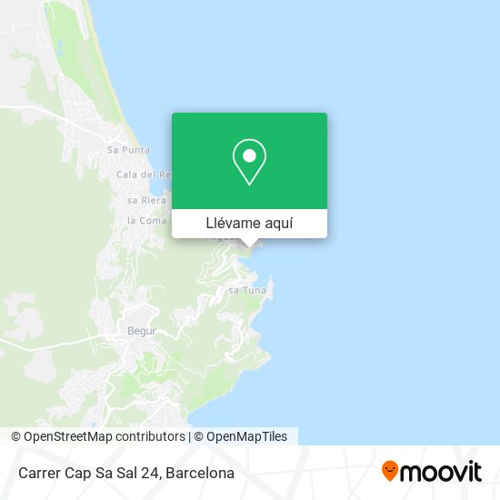 Mapa Carrer Cap Sa Sal 24