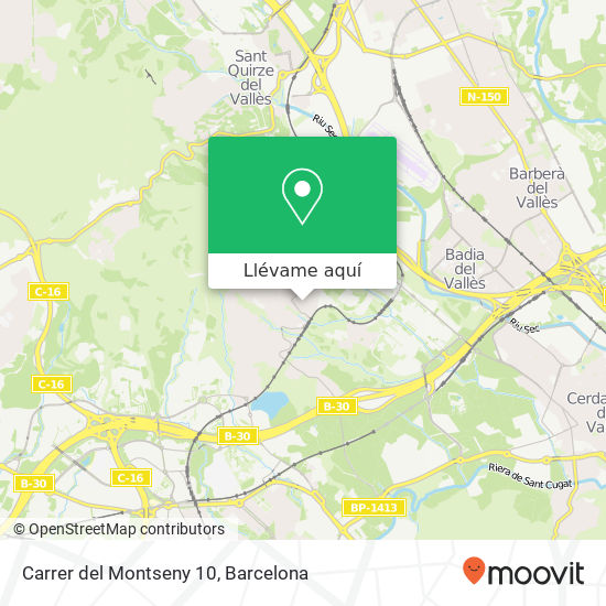 Mapa Carrer del Montseny 10