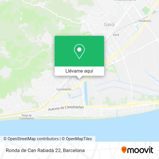 Mapa Ronda de Can Rabadà 22