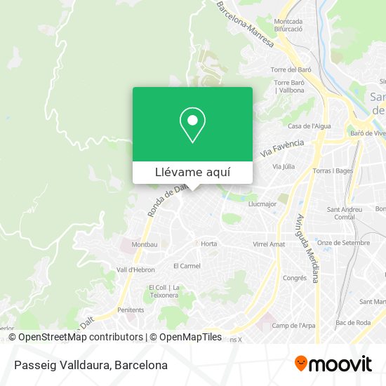 Mapa Passeig Valldaura