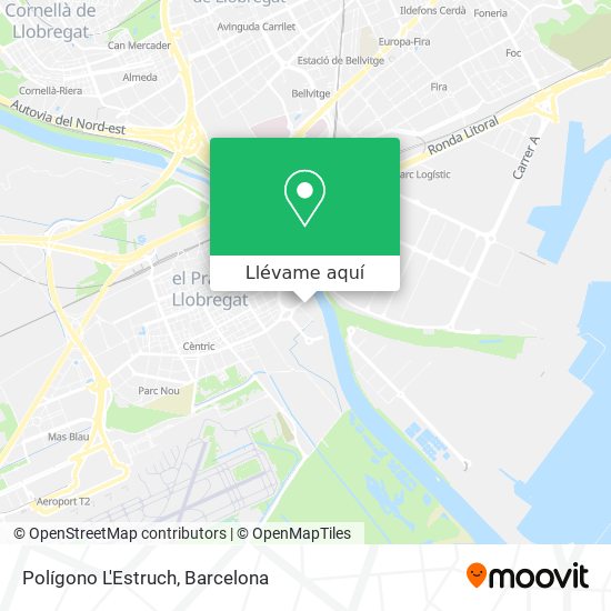 Mapa Polígono L'Estruch