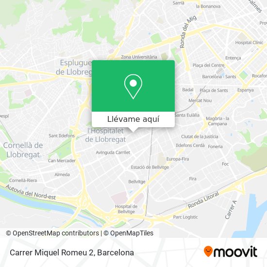 Mapa Carrer Miquel Romeu 2