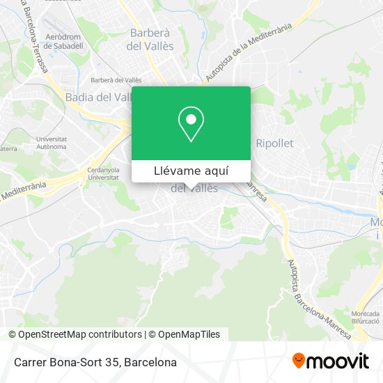 Mapa Carrer Bona-Sort 35