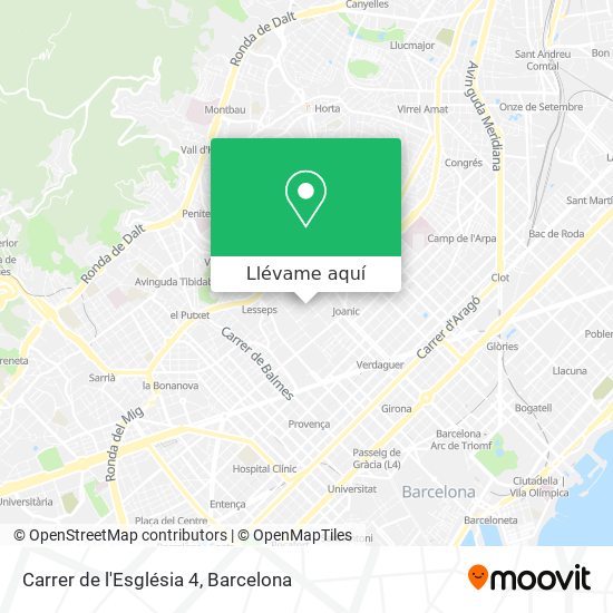Mapa Carrer de l'Església 4