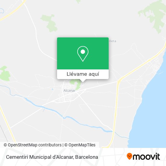 Mapa Cementiri Municipal d'Alcanar