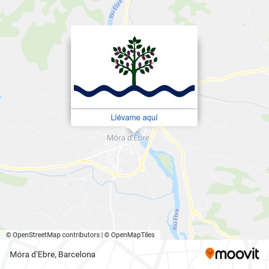 Mapa Móra d'Ebre