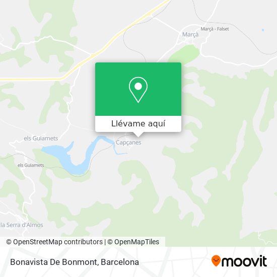 Mapa Bonavista De Bonmont