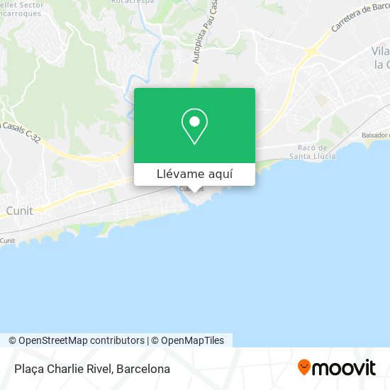 Mapa Plaça Charlie Rivel