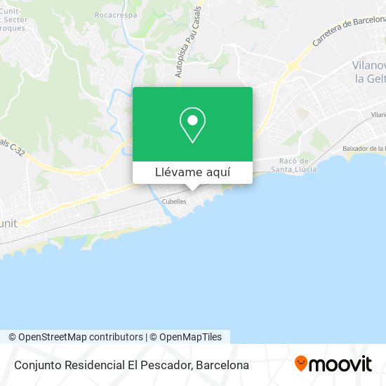 Mapa Conjunto Residencial El Pescador