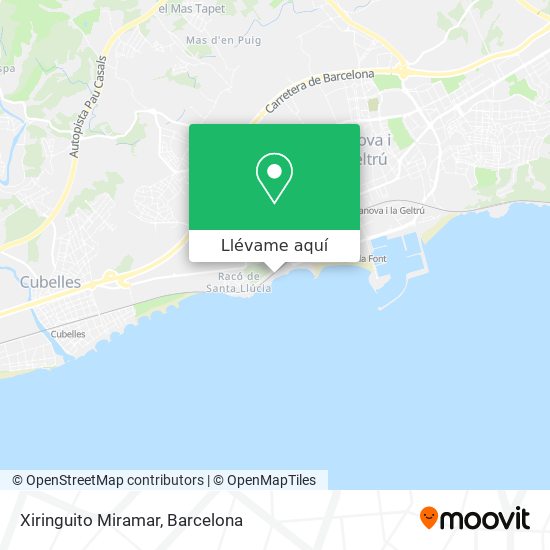 Mapa Xiringuito Miramar