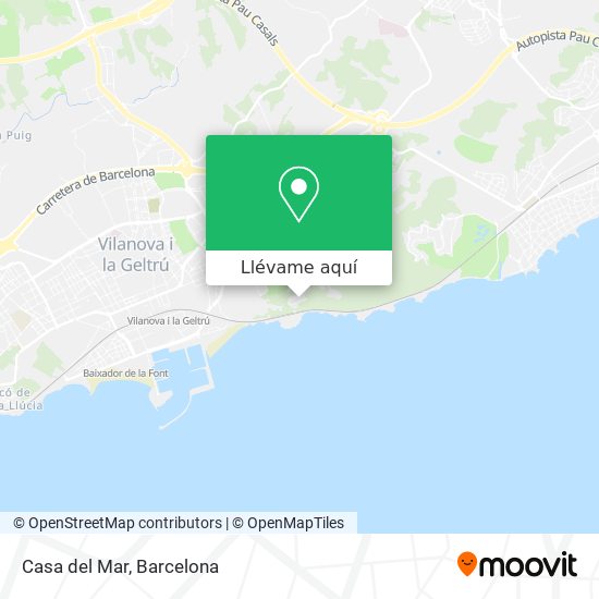 Mapa Casa del Mar