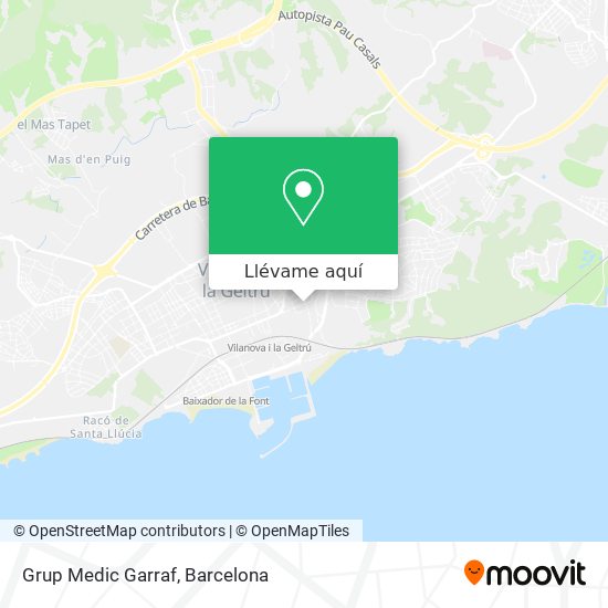 Mapa Grup Medic Garraf