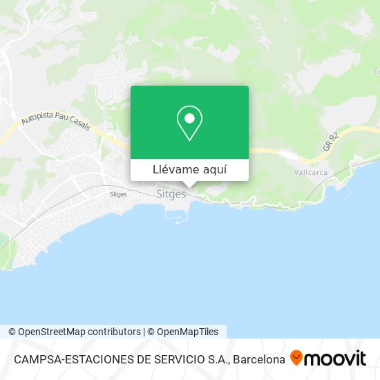 Mapa CAMPSA-ESTACIONES DE SERVICIO S.A.