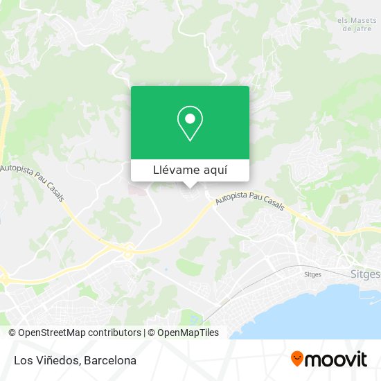 Mapa Los Viñedos