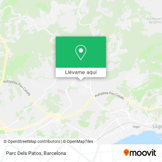 Mapa Parc Dels Patos