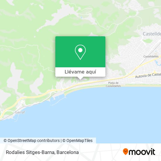 Mapa Rodalies Sitges-Barna