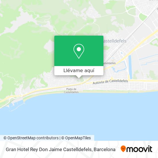 Mapa Gran Hotel Rey Don Jaime Castelldefels