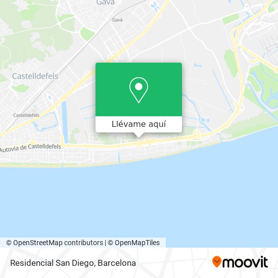 Mapa Residencial San Diego